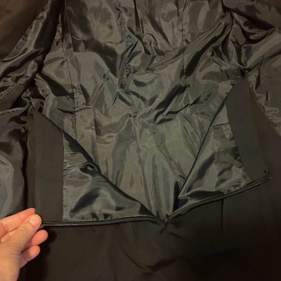 Black two button built-in shorts blazer dress NWT - Picture 8 of 13